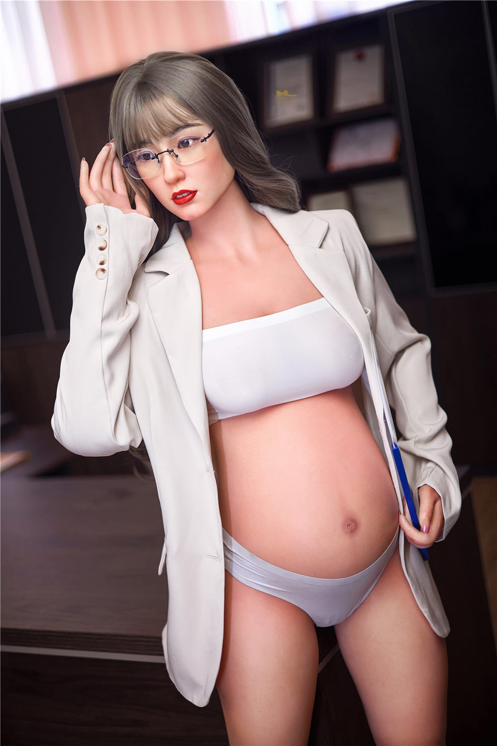 Pregnant Silicone Sex Doll 158cm S7 Betty