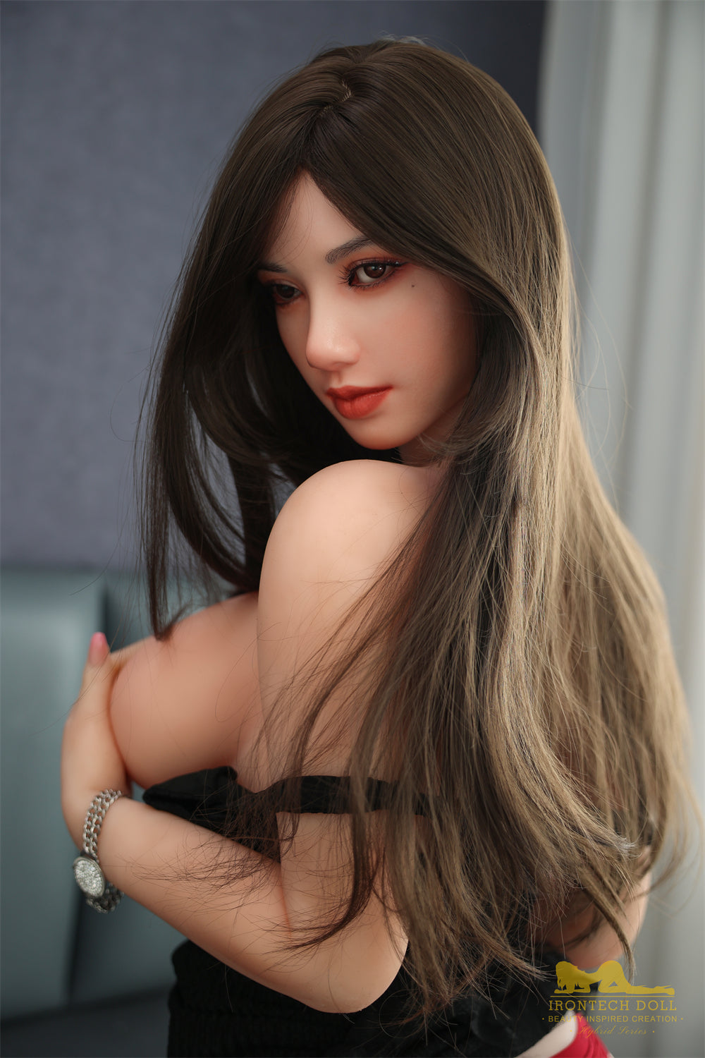 Silicone Sex Doll Head TPE Body 161cm S30 Rita